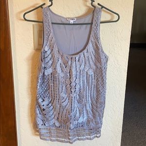 Lace sleeveless top